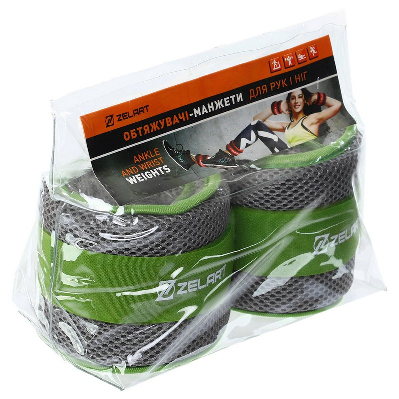 Утяжелители-манжеты водонепроницаемые Zelart FI-7210-1 2x1кг Вишнёвое - изображение 9