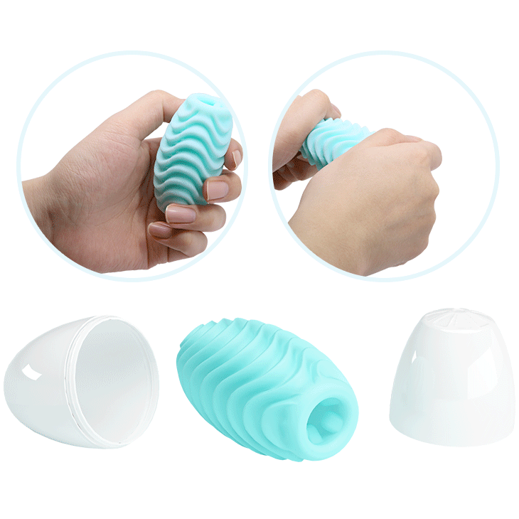 Мастурбатор - Pretty Love Attractive Double-Sided Egg Sex Aura Київ - фото 6