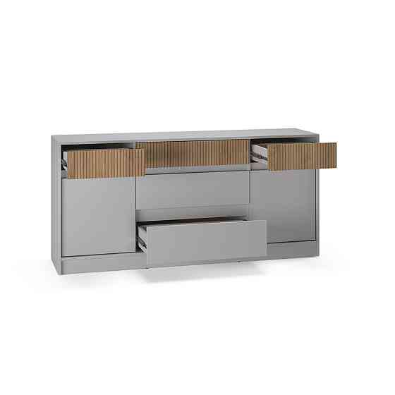 Большой комод с дверями и ящиками Эверест Стайл-1600 160,2х39х75,4 см Кашемир/Канелла (DTM-073570) Львов