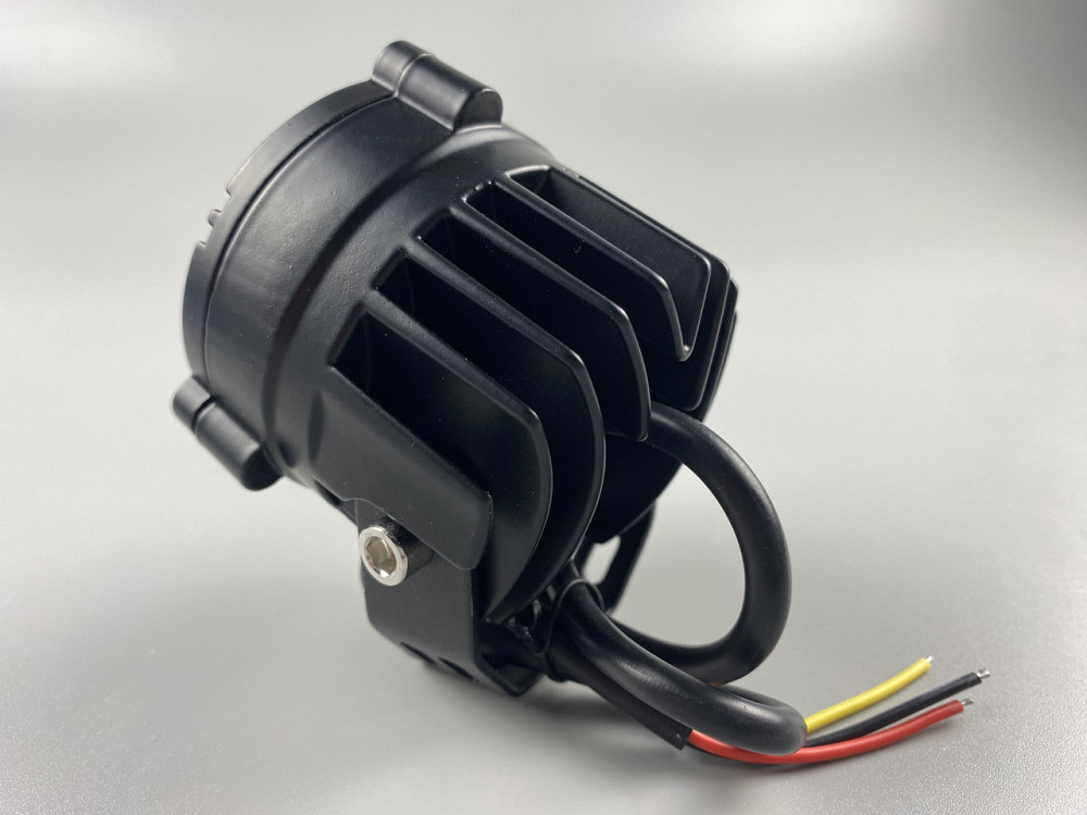 Світлодіодна LED-фара автомобіля ближний + дальній 30 W білий + бурштиновий IP67, LED-фара робочого світла Мукачево - фото 9