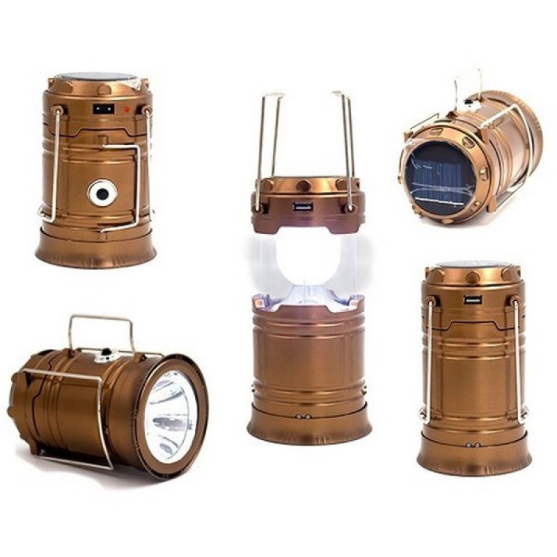 Фонарь для кемпинга батарея, Кемпинговый складной фонарь Кемпинговый c солнечной панелью QG-20 Львов - изображение 1