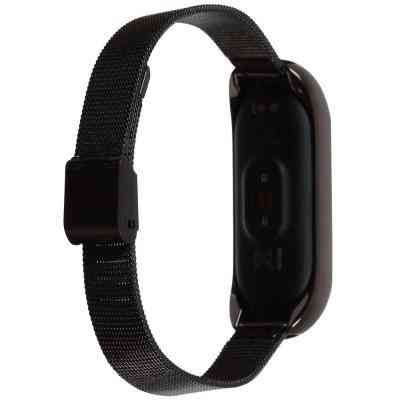 Ремешок для фитнес браслета BeCover Metal для Xiaomi Mi Smart Band 5 Black (705146) Винница
