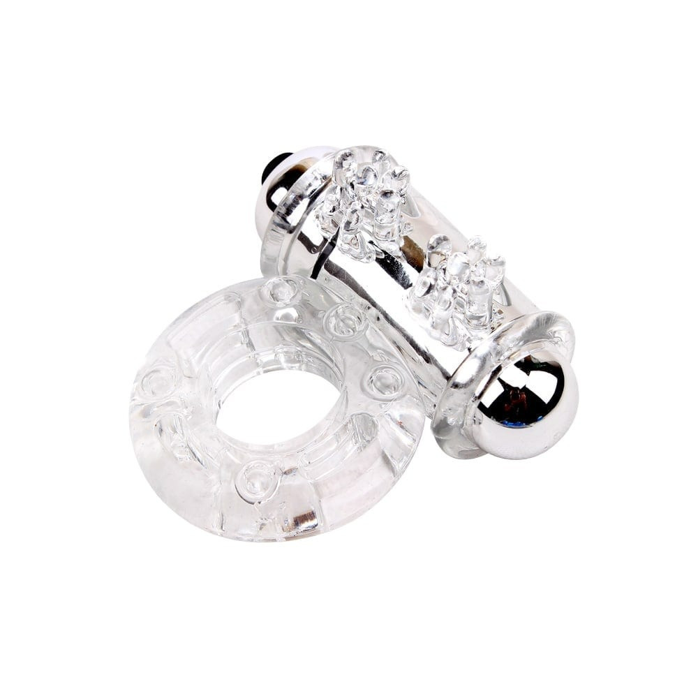 Эрекционное виброкольцо Chisa Get Lock Vibrating Bull Ring, прозрачное Sex Aura Киев - изображение 4