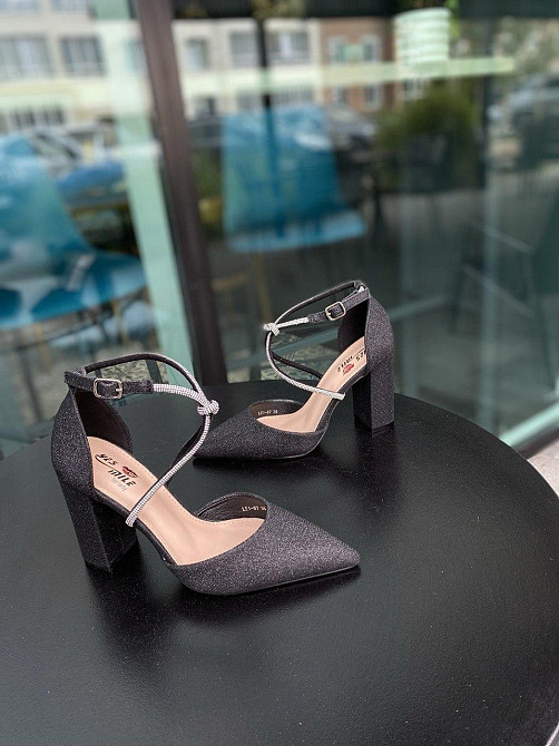 YES MILE Босоніжки жіночі YES MILE LEI-87 чорні (літо, еко-шкіра з напиленням) (5884) Коломия - фото 3