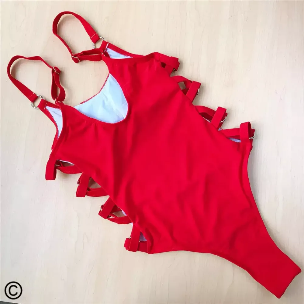 Суцільний купальник жіночий 42 червоний Київ - фото 5