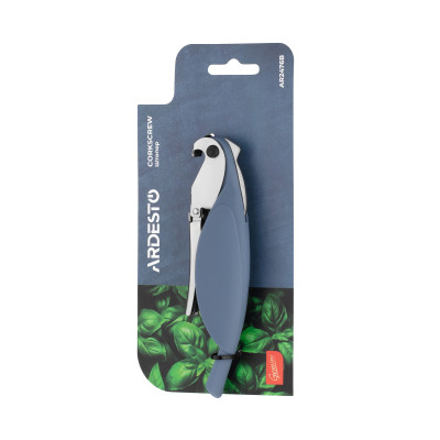 Штопор Ardesto Gemini, 13.3 см, нержавіюча сталь, пластик, синій (AR2476B) Винница - изображение 4