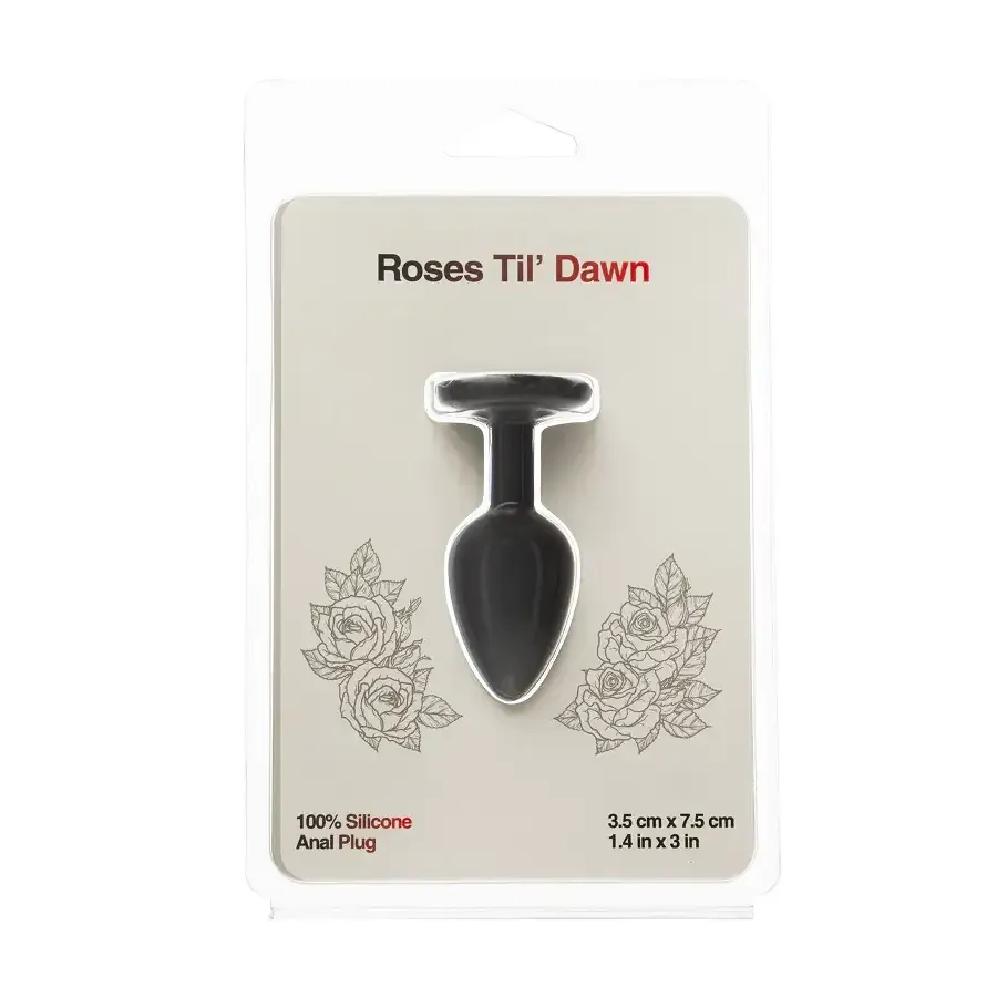 Анальная пробка BMS Roses Til’ Dawn Silicone Anal Plug Small Львов - изображение 2