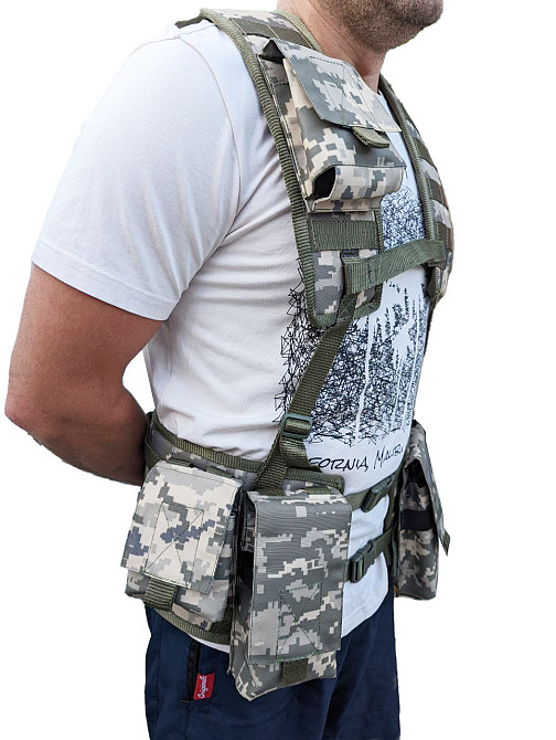 Розвантажувальна система РПС (ременно-плечова система), розвантажувальний пояс ЗСУ, тактичне розвант Днепр - изображение 3