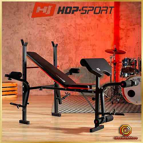Лава універсальна для м'язів HS-1080 Тренувальна лава та стійки, Професійна лава для жиму штанги Київ