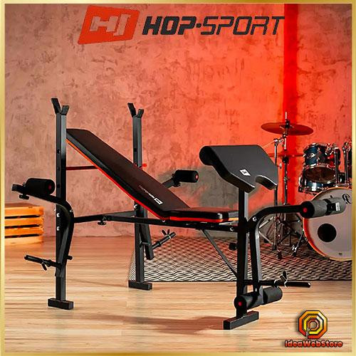Лава універсальна для м'язів HS-1080 Тренувальна лава та стійки, Професійна лава для жиму штанги Київ - фото 1