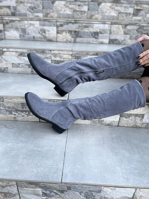 Nivelle Чоботи жіночі NIVELLE сірі замша натуральна зимові 37р. (3889) Коломыя - изображение 9