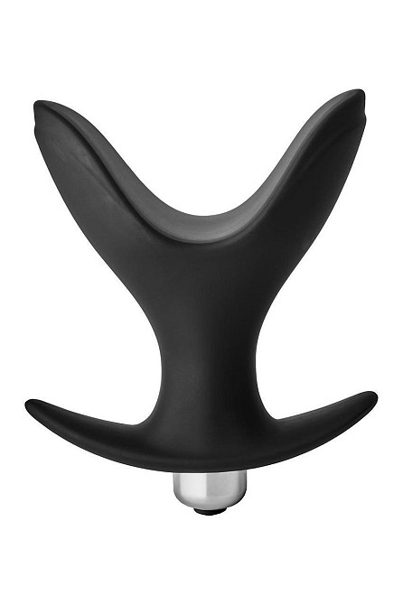Анальна пробка з вібрацією FANTASSTIC VIBRATING ANAL ANCHOR PLUG BLACK Sex Aura Київ - фото 1