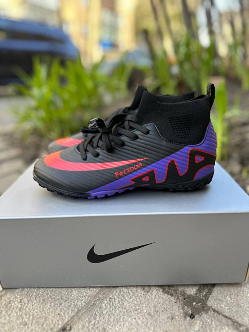 Дитячі футбольні сороконіжки Caroc Feezoom Air White/Red TF 33 34 35 36 37 38 39 40 41 42 43 44 45 Львів - фото 1