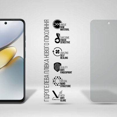 Пленка защитная Armorstandart Matte Tecno Spark Go 1 (KL4) (ARM81162) Винница - изображение 2