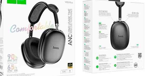 Навушники накладні HOCO W55 plus ANC (BT5.4, 65-90h, AUX/T) Харків