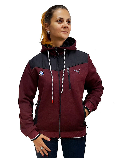 Женская трикотажная куртка-кофта на меху Puma Thumbnail 1 of BMW ,оригинал 44 Киев - изображение 1