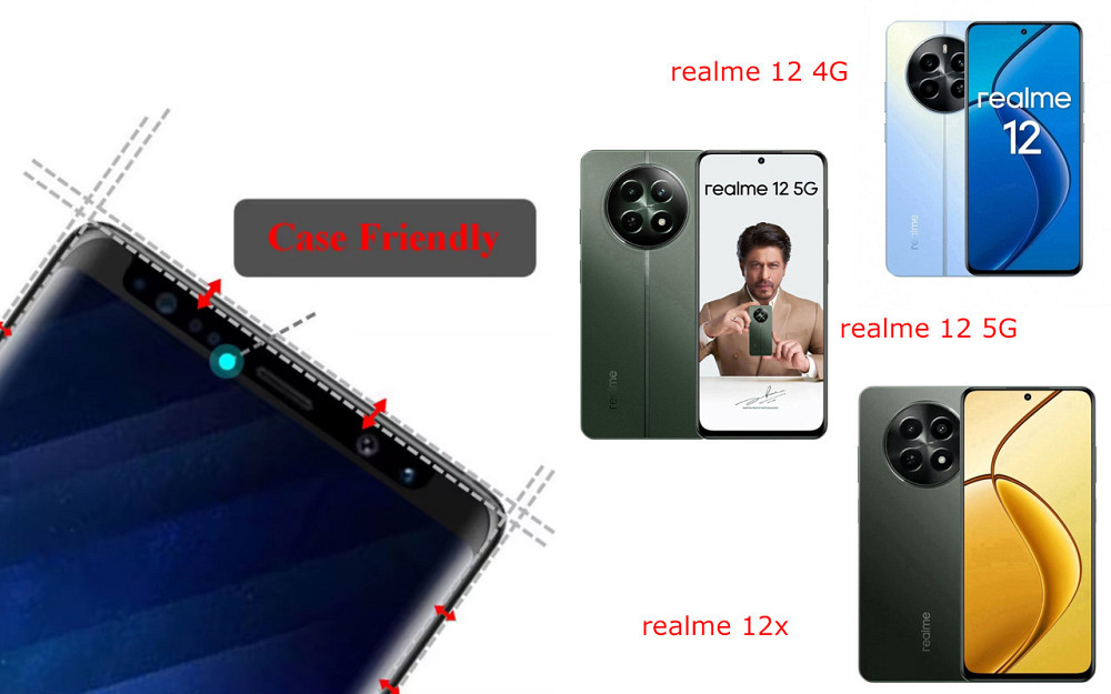 Захисне скло HyperGlass Pro для realme 12 4G, realme 12 5G, realme 12x – максимальна чутливість та захист Київ - фото 4