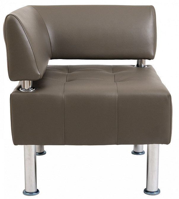 Диван Office Boom угол 650х650х750 Коричневый Киев - изображение 1