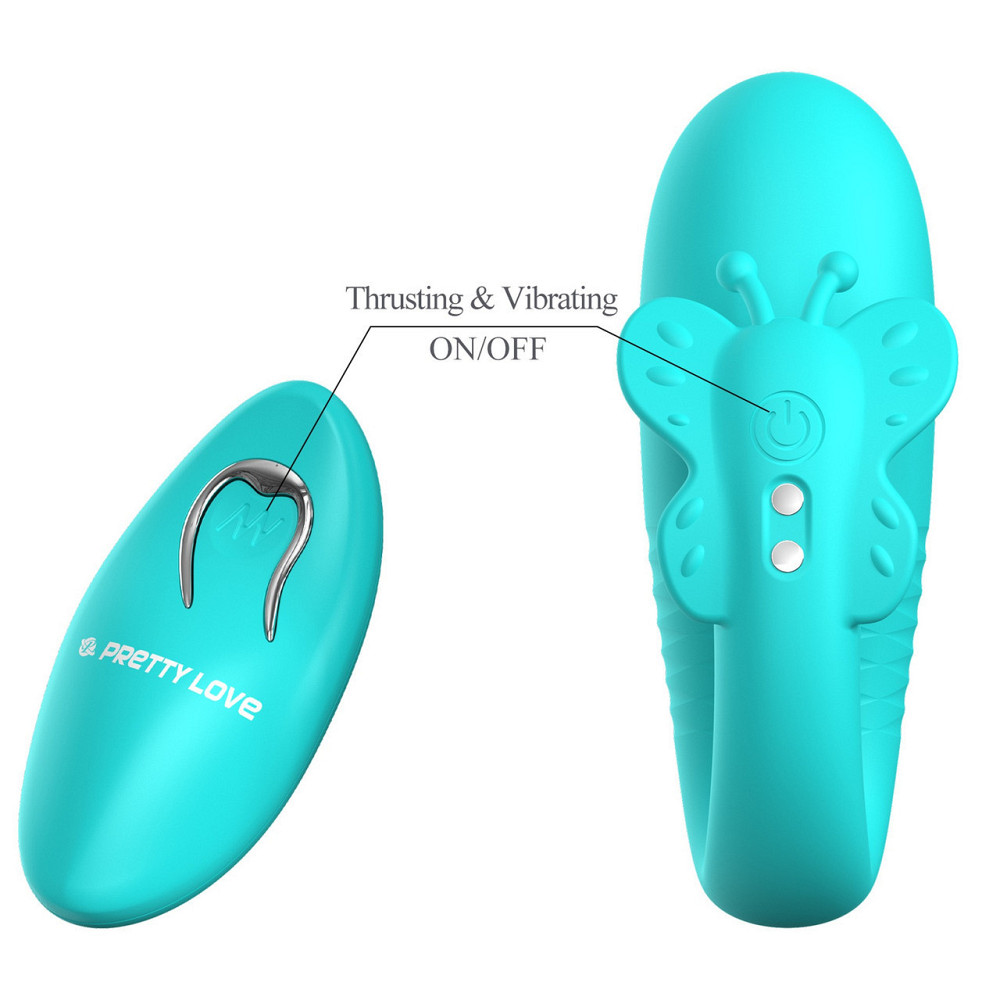 Вібростимулятор PRETTY LOVE Remi, 10 vibration functions, Silicone Sex Aura Київ - фото 9