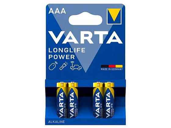 Батарейка лужна LR03/AAA 4шт (блістер) ТМ Varta Київ
