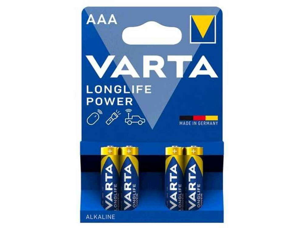 Батарейка лужна LR03/AAA 4шт (блістер) ТМ Varta Київ - фото 1