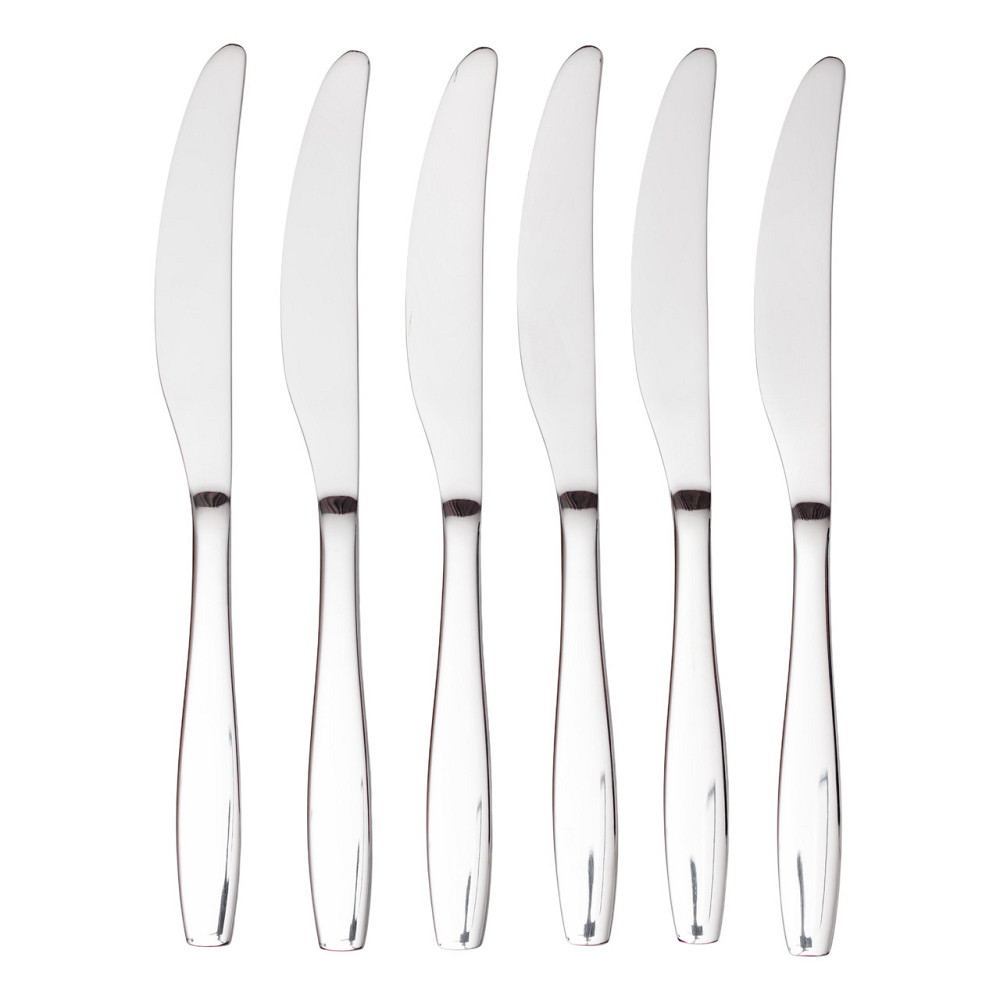 Ding Lanfang Набір столових ножів 6 штук з нержавіючої сталі 23.5 (см) Срібло HP-8-21 Коломия - фото 2