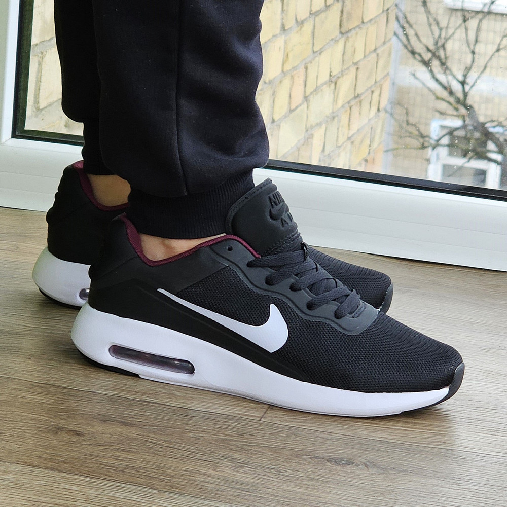 Чоловічі Кросівки Nike 90 Чорні Найк з Амортизацією Тканинні Літні Сіточка (розміри: 41,42,43,44) — 535-6 Дніпро - фото 6