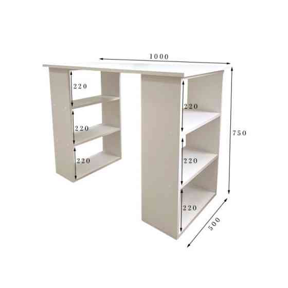 Маникюрный стол с открытыми полками Киев