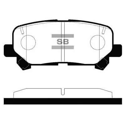 Тормозные колодки HI-Q SP1461A Винница