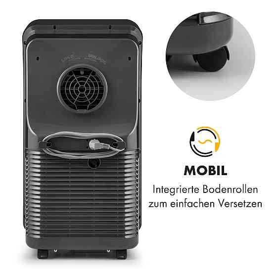 Мобильный кондиционер Metrobreeze New York 7k 7 000 BTU/2,1 кВт EEC Пульт дистанционного управления черный 7 Ровно