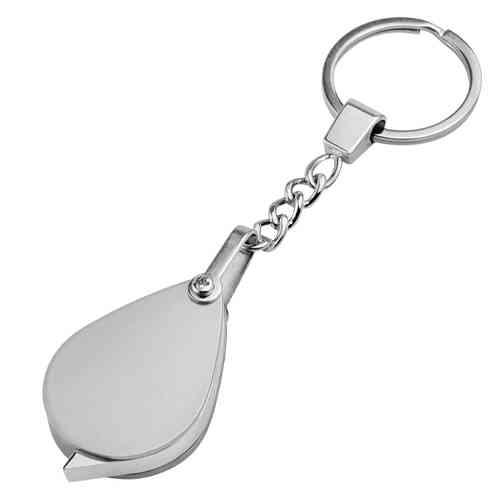 Стекло увеличительное 30x карманное мини лупа брелок, линза акрил Вінниця