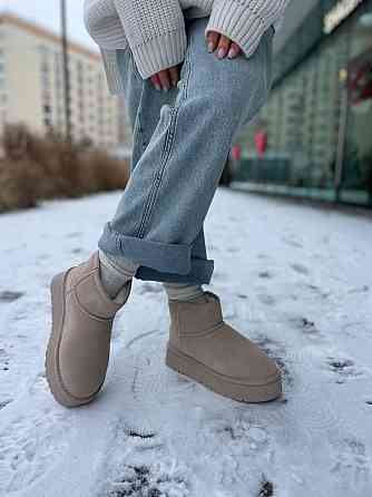 Hengji Угги жіночі HENGJI T38-3 бежеві (зима, замша натуральна) (5739) 37 Коломия