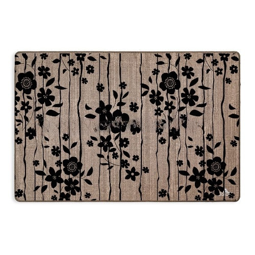 Килимок універсальний для підлоги льон Квіти 60*90см Дариана Житомир - изображение 1