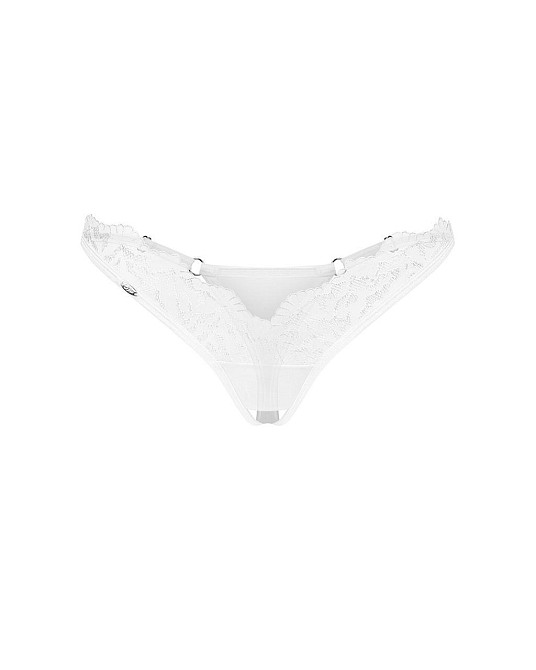 Трусики Obsessive Arrowel White crotchless thong 2XL/3XL Sex Aura Київ - фото 3