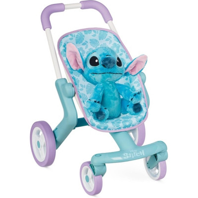 Коляска для кукол Smoby Стич. Прогулка с поворотными колесами и мягкой игрушкой (7600251225) Винница - изображение 1