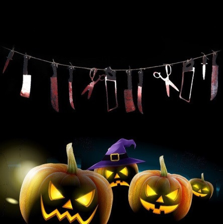 Гирлянда на Хэллоуин one size разноцветный Киев - изображение 3