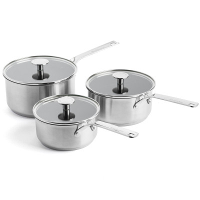 Ковш KitchenAid SSS, з кришками, набір 3 шт (CC005740-001) Винница - изображение 1