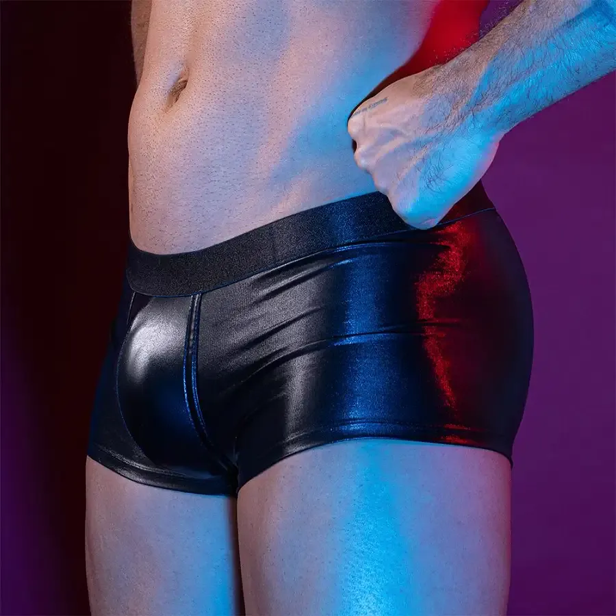 Еротичні чоловічі лакові труси зі шнурівкою JSY 9119T One Size Львов - изображение 2