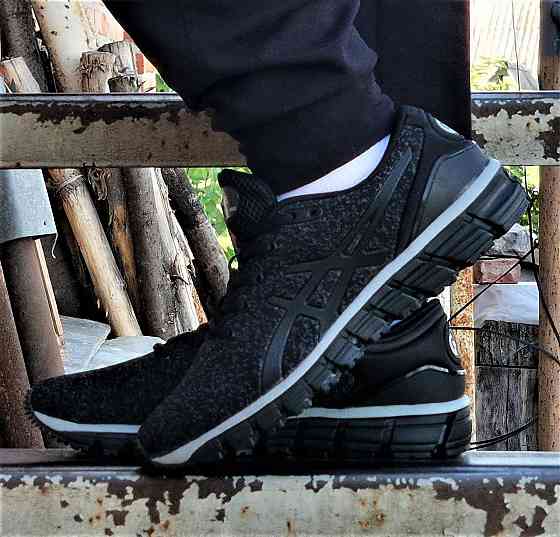 Кросівки Asics GEL Чорні Чоловічі Асікс Гель (розміри: 41,42,43,44,45,46) Відео Огляд Дніпро