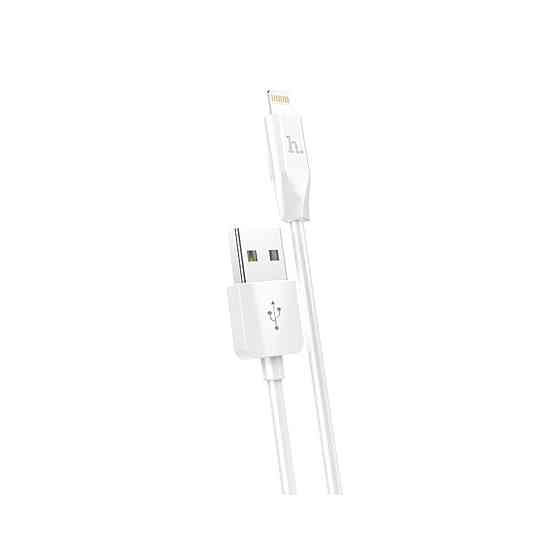 Кабель HOCO X1 USB to iP 2.4A, 1m, PVC, PVC connectors, White Киев