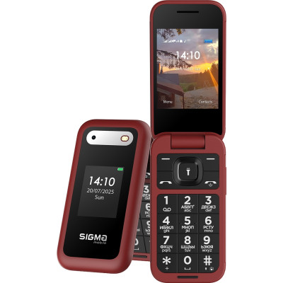 Мобильный телефон Sigma X-style 281 CLIK Red (4827798151426) Винница - изображение 1