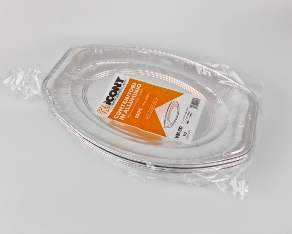 Круглый, пещевой, алюминиевый поднос 1430 мл 43G 10шт  (1 пачка) Харьков - изображение 4