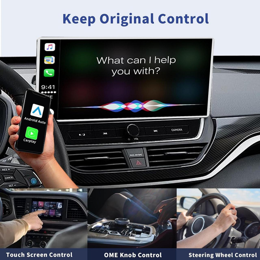 CarPlay Android Auto бездротовий адаптер 2в1, донгл для дротового автомобільного штатного карплей для iPhone iOS 10+, Android 11+ Київ - фото 4