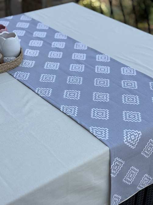 Ecotton Ранер доріжка Ecotton DUCK 45x170 см для обіднього столу водовідштовхувальна сірого кол Коломия - фото 5