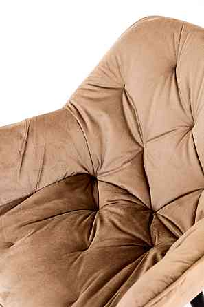 Крісло Парадіз HC-R18, чорний/ велюр капучіно Киев