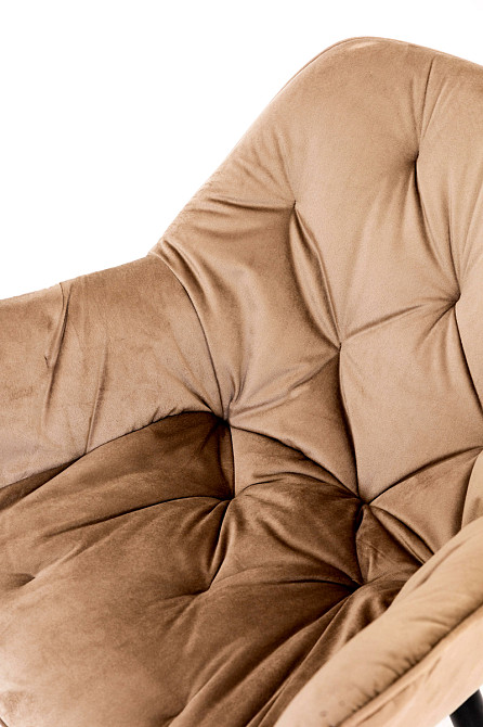 Крісло Парадіз HC-R18, чорний/ велюр капучіно Киев - изображение 3