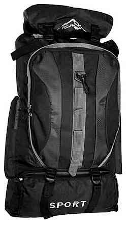 Рюкзак похідний Sports fashion 60х38х20 чорний Київ