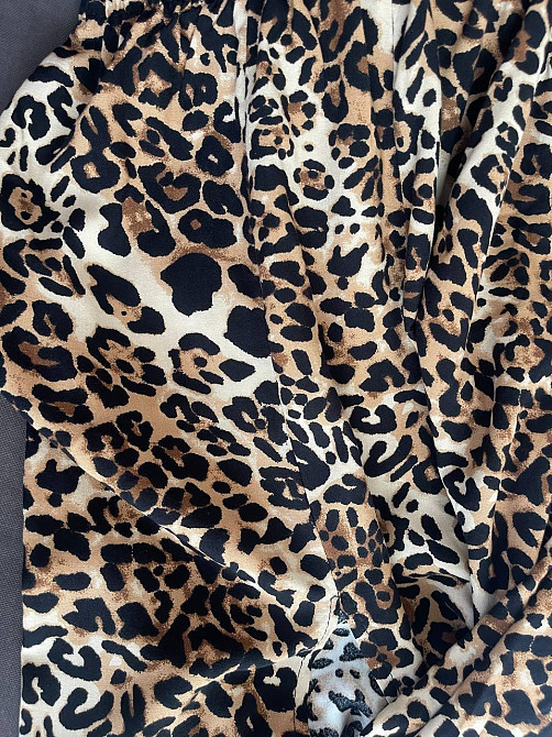 Жіночий стильний трендовий лопардовий костюм натуральна віскоза Одеса - фото 10