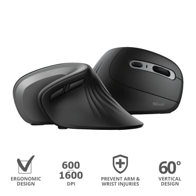 Мышка Trust Verro Ergonomic Wireless Black (23507) Винница - изображение 9