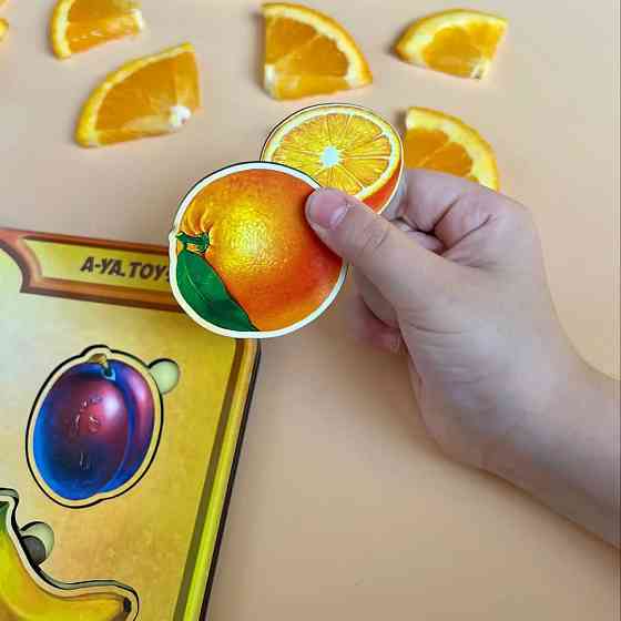 Деревянный пазл-вкладыш 